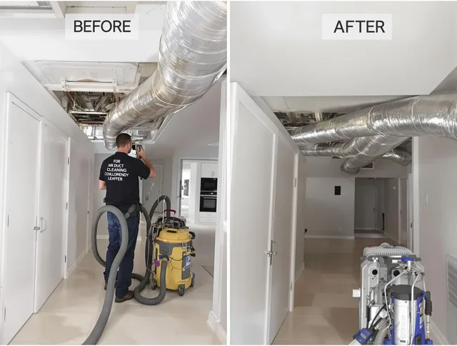 Northborough Air Duct Cleaning professional performing thorough air duct cleaning in Northborough
