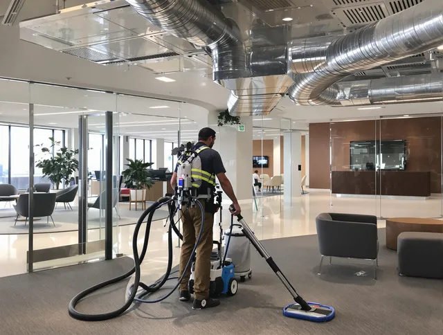 Commercial duct cleaning service by Northborough Air Duct Cleaning in Northborough