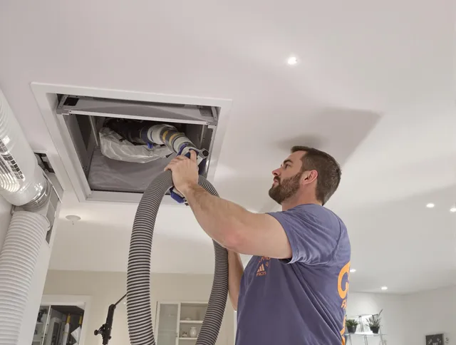 Precision indoor duct cleaning by Northborough Air Duct Cleaning in Northborough