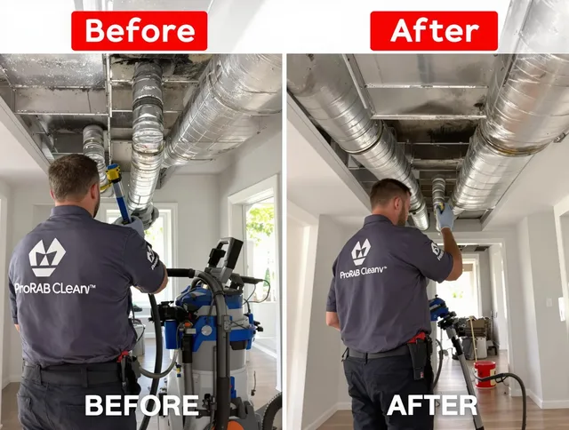 Northborough Air Duct Cleaning expert performing thorough residential duct cleaning in a Northborough home